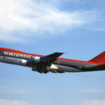 関西国際空港 Northwest Airlines B747-200 N641NW