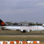 ヒースロー空港をタキシングするエア・カナダC-GAGC機/308機。Air Canada Boeing 747-238BM /Aircraft Registration Number :C-GAGC