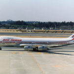 成田空港をタキシングするエア・インディア/VT-EBN機。 Air-India Boeing 747-237B　 Aircraft Registration Number : VT-EBN