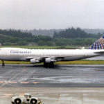 成田空港をタキシングするコンチネンタル航空/N17025機。 Continental Airlines Boeing 747-238B　 Aircraft Registration Number :N17025