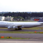 成田空港に到着したコンチネンタル・ミクロネシア航空のN33021機。Continental Micronesia (Continental Airlines) Boeing 747-243B Aircraft Registration Number :N33021