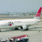 名古屋空港に到着した日本トランスオーシャン航空/JA8231機。Japan TransOcean Air-JTA Boeing 767-246/Aircraft Registration Number : JA8231