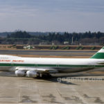 成田空港を出発するキャセイ・パシフィック航空/VH-HIB機。Cathay Pacific Airways Boeing 747-267B /Aircraft Registration Number : VR-HIB