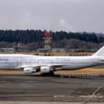 成田空港に到着したサベナ・ベルギー航空/ OO-SGD機。Boeing747-329M Aircraft Registration Number : OO-SGD