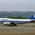 成田空港をタキシングするサベナ・ベルギー航空（旧塗装）/ OO-SGD機。Boeing747-329M Aircraft Registration Number : OO-SGD